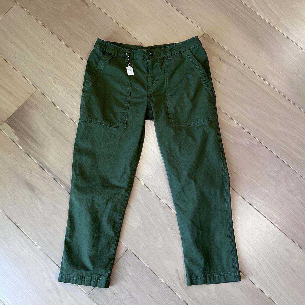 Patagonia Stretch All-Wear Capris Buffalo Green *Discoloration Women’s 2